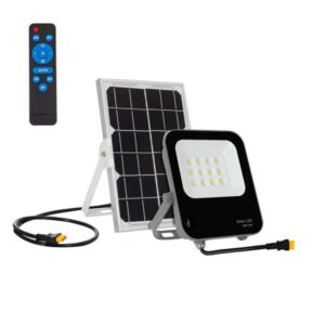 Proiettore LED 30w Luce Natura con Pannello Solare 5100 Lumen